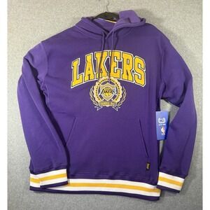 Ultra Game NBA Los Angeles Lakers Iron Hide Pullover Hoodie Large